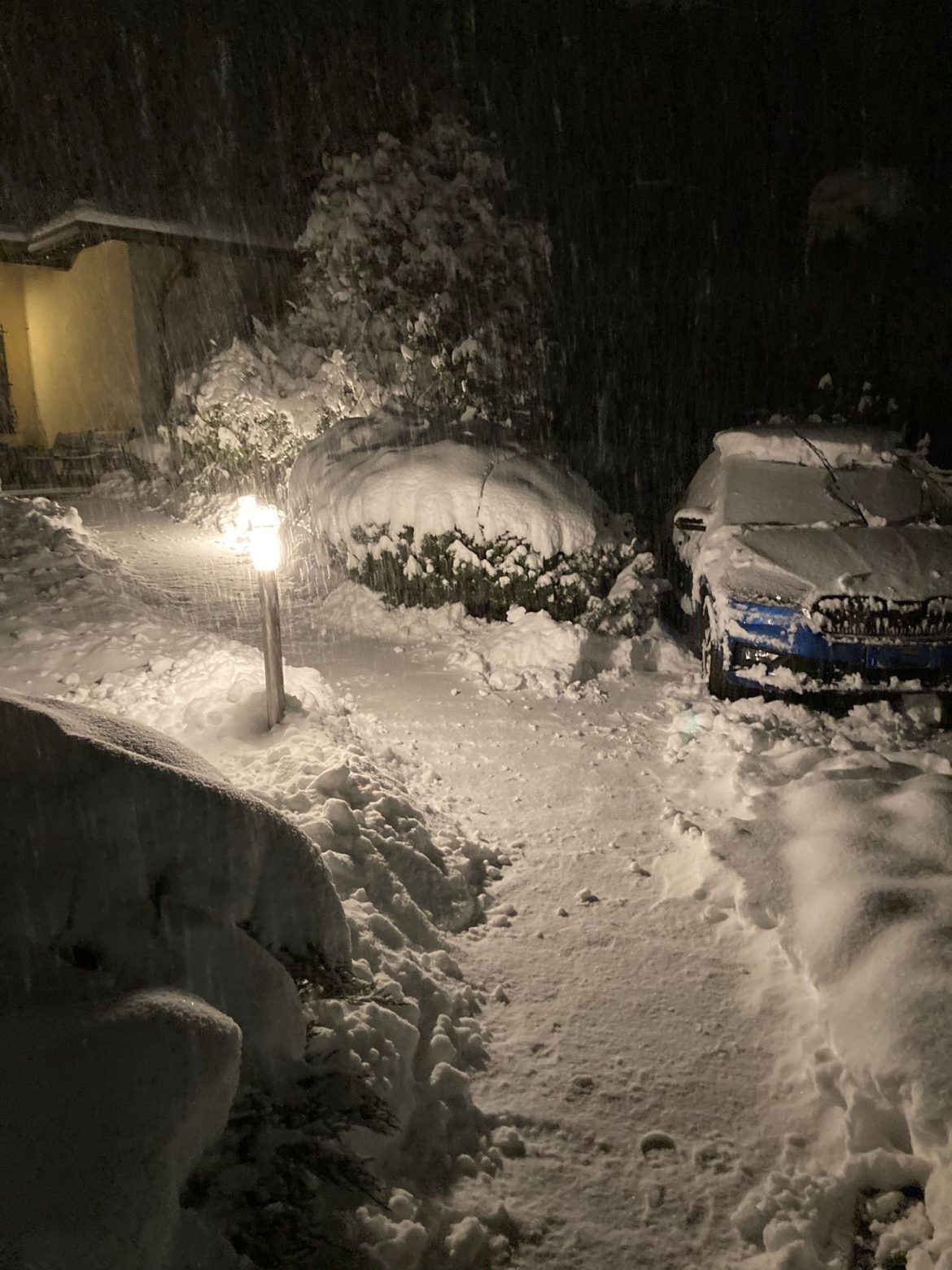 Prima neve nel Nord Italia