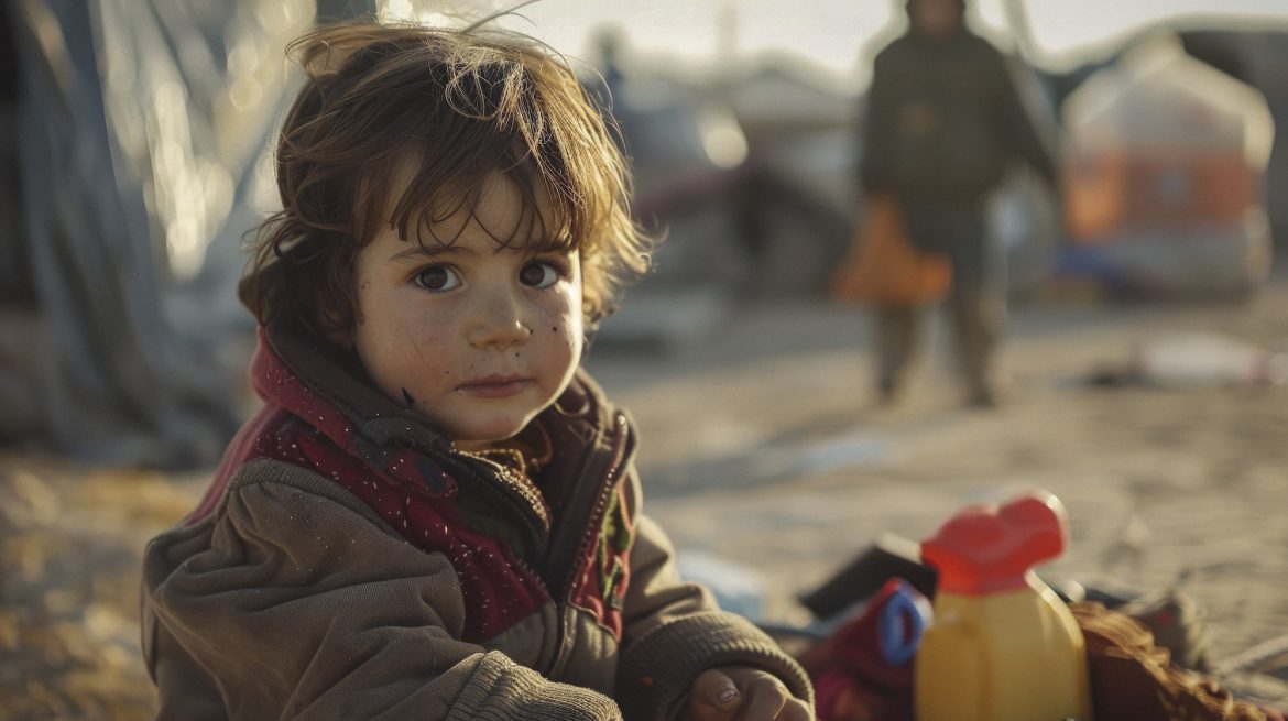 Bambino palestinese AI