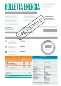 fac simile bolletta