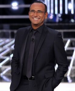 carlo conti in salvatore ferragamo