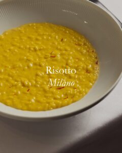 risotto allo zafferano trattoria del macello ph ig