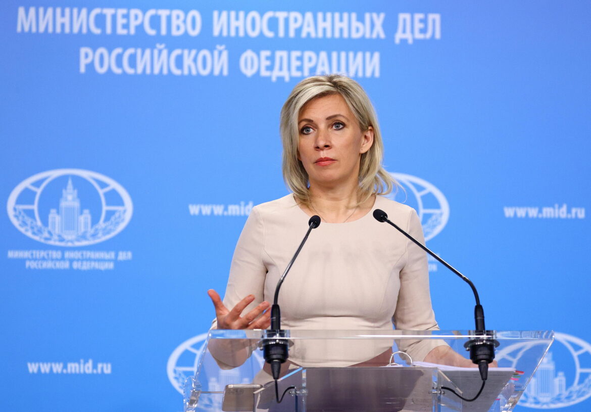 maria zakharova briefs press on us sanctions