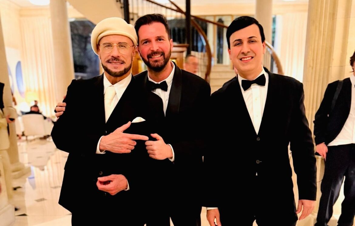 andrea iervolino e john travolta festival di cannes ph press