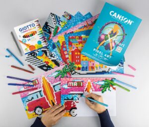 giotto art lab pixel art postcards mood ph press